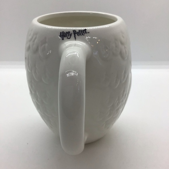 Harry Potter White Ceramic 3D Hedwig Snowy Owl Cup Mug 10 oz - Picture 3 of 12